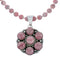Native American Sterling Silver Rhodochrosite Bead Necklace X11013